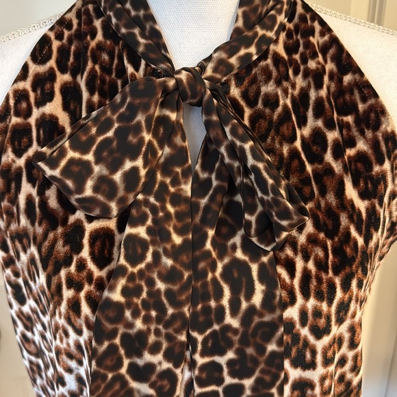 Animal print sleeveless blouse, M - Picture 4 of 11